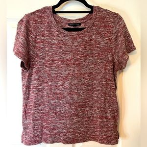 American Eagle Heather Pink Knit T-Shirt
